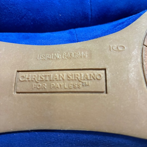 Electric blue Christian Siriano heels - Picture 6 of 9